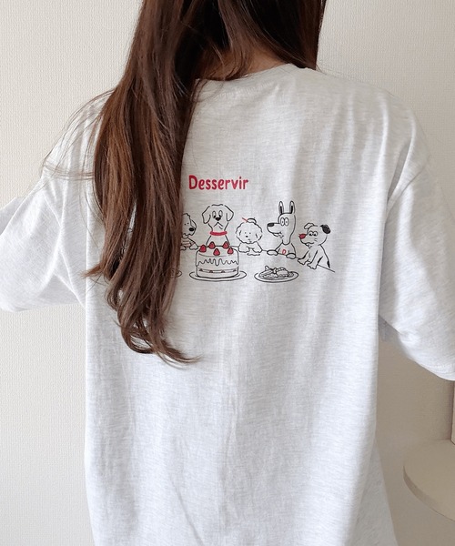 セール】バックプリントオーバーサイズTシャツ（Tシャツ/カットソー