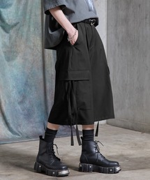 SERACE(セラス)の「【SERACE】Loose drape mode wide cargo half pants / ルーズドレープモードワイドカーゴハーフパンツ(カーゴパンツ)」