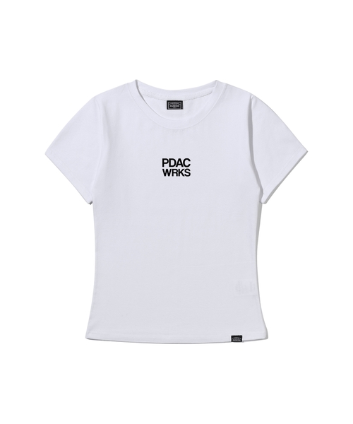 PEID(ペイド)の「PD PDAC スリムフィット半袖Tシャツホワイト(Tシャツ/カットソー・レディース・ホワイト・2/3/1)」の1枚目の写真