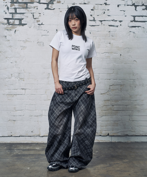PEID(ペイド)の「PD PDAC スリムフィット半袖Tシャツホワイト(Tシャツ/カットソー・レディース・ホワイト・2/3/1)」の4枚目の写真