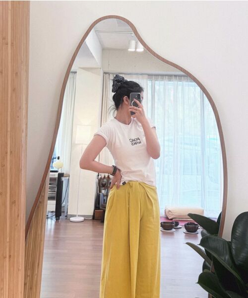 PEID(ペイド)の「PD PDAC スリムフィット半袖Tシャツホワイト(Tシャツ/カットソー・レディース・ホワイト・2/3/1)」の9枚目の写真