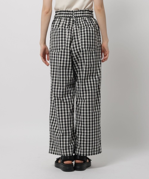 niko and...（ニコアンド）の「Gardenタックプリントパンツ（その他パンツ・レディース・ホワイト/ベージュ/ブルー/ブラウン・FREE）」の9枚目の写真