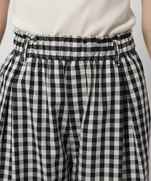 niko and...（ニコアンド）の「Gardenタックプリントパンツ（その他パンツ・レディース・ホワイト/ベージュ/ブルー/ブラウン・FREE）」の10枚目の写真