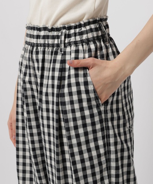 niko and...（ニコアンド）の「Gardenタックプリントパンツ（その他パンツ・レディース・ホワイト/ベージュ/ブルー/ブラウン・FREE）」の11枚目の写真