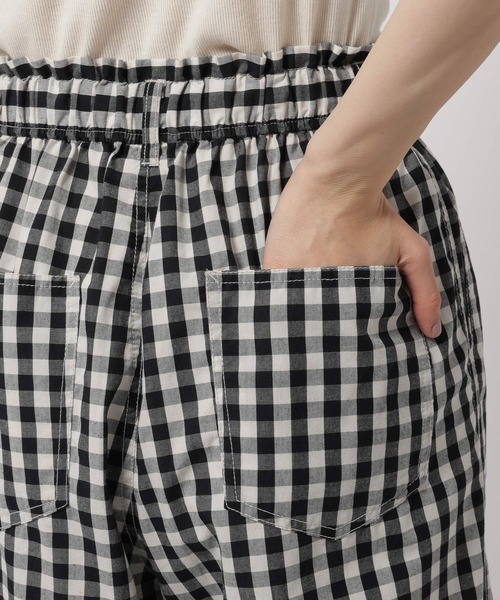 niko and...（ニコアンド）の「Gardenタックプリントパンツ（その他パンツ・レディース・ホワイト/ベージュ/ブルー/ブラウン・FREE）」の12枚目の写真