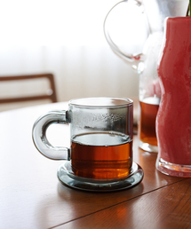 journal standard Furniture （ジャーナルスタンダードファニチャー）の「GLASS CUP&SAUCER　カップ＆ソーサー（食器）」