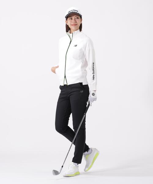 New Balance Golf（ニューバランスゴルフ）の「【new balance golf】フルジップ ニット ブルゾン (WOMENS)（ブルゾン・レディース・イエロー/ブラック/ホワイト・MEDIUM/LARGE/SMALL）」の12枚目の写真