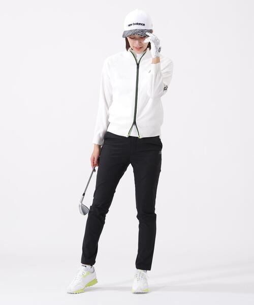 New Balance Golf（ニューバランスゴルフ）の「【new balance golf】フルジップ ニット ブルゾン (WOMENS)（ブルゾン・レディース・イエロー/ブラック/ホワイト・MEDIUM/LARGE/SMALL）」の13枚目の写真