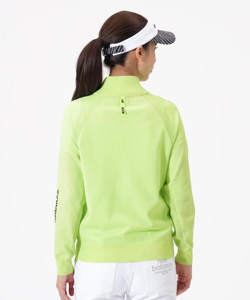 New Balance Golf（ニューバランスゴルフ）の「【new balance golf】フルジップ ニット ブルゾン (WOMENS)（ブルゾン・レディース・イエロー/ブラック/ホワイト・MEDIUM/LARGE/SMALL）」の22枚目の写真