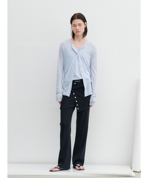 ATELIER NAIN(アトリエナイン)の「AN MULTI USED BUISTIER SET KNIT PANTS S (PT-5744)(その他パンツ・レディース・アイボリー/ダークネイビー・FREE)」の3枚目の写真