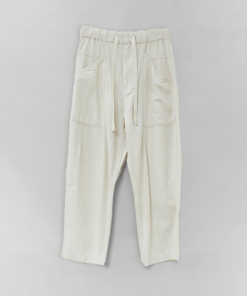 URCH RNA（アーチ アールエヌエー）の「R4439 レーヨンリネンクロップドアトリエパンツ（その他パンツ・レディース・イエロー/ナチュラル/ブラック/グリーン・FREE）」の12枚目の写真