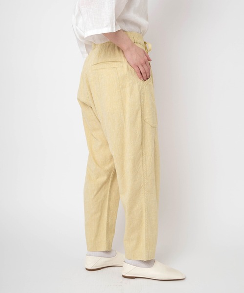 URCH RNA（アーチ アールエヌエー）の「R4439 レーヨンリネンクロップドアトリエパンツ（その他パンツ・レディース・イエロー/ナチュラル/ブラック/グリーン・FREE）」の19枚目の写真