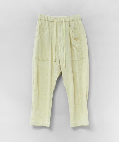 URCH RNA（アーチ アールエヌエー）の「R4439 レーヨンリネンクロップドアトリエパンツ（その他パンツ・レディース・イエロー/ナチュラル/ブラック/グリーン・FREE）」の21枚目の写真