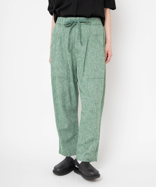 URCH RNA（アーチ アールエヌエー）の「R4439 レーヨンリネンクロップドアトリエパンツ（その他パンツ・レディース・イエロー/ナチュラル/ブラック/グリーン・FREE）」の13枚目の写真