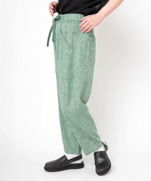 URCH RNA（アーチ アールエヌエー）の「R4439 レーヨンリネンクロップドアトリエパンツ（その他パンツ・レディース・イエロー/ナチュラル/ブラック/グリーン・FREE）」の14枚目の写真