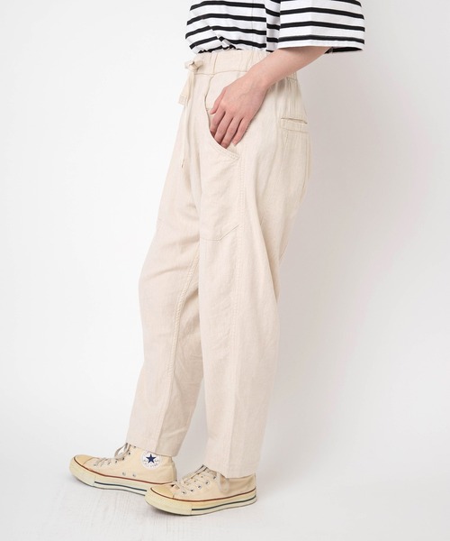 URCH RNA（アーチ アールエヌエー）の「R4439 レーヨンリネンクロップドアトリエパンツ（その他パンツ・レディース・イエロー/ナチュラル/ブラック/グリーン・FREE）」の10枚目の写真