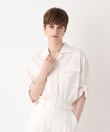 フィブリルターンバックシャツ
