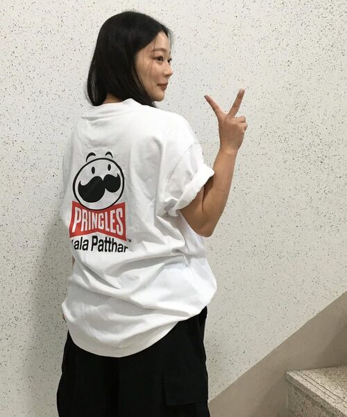 KALAPATTHAR（カラパタール）の「[PRINGLES x KALAPATTHAR] MR.P T-Shirt - White（Tシャツ/カットソー・メンズ・その他・X-LARGE/LARGE/MEDIUM）」の15枚目の写真