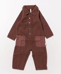 Rylee + Cru（ライリーアンドクルー）の「【Bs】【it】【Rylee＋Cru】25AW / Collared Baby Jumpsuit（つなぎ/オールインワン）」