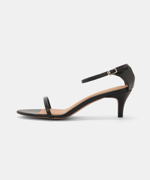 La TOTALITE（ラトータリテ）の「ANNISE. /アニス　ストラップヒールサンダル（サンダル・レディース・ブラック/イエロー・38/37/36）」の3枚目の写真