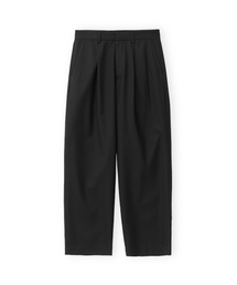 BROWNYARD（ブラウンヤード）の「ウールワンジョートラウザー、ブラック（スラックス）」