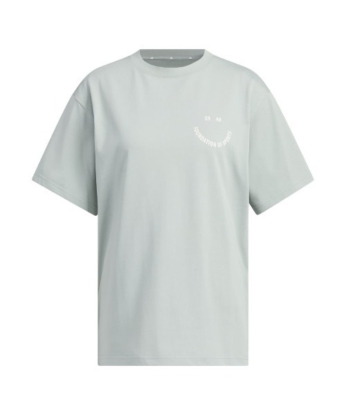 adidas(アディダス)の「アディダス adidas バービイジ ルーズフィット 半袖 Tシャツ(Tシャツ/カットソー・レディース・オフホワイト/ネイビー/グリーン・XL/L/M/S)」の8枚目の写真