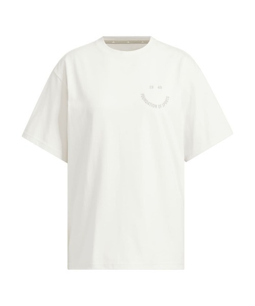 adidas(アディダス)の「アディダス adidas バービイジ ルーズフィット 半袖 Tシャツ(Tシャツ/カットソー・レディース・オフホワイト/ネイビー/グリーン・XL/L/M/S)」の9枚目の写真