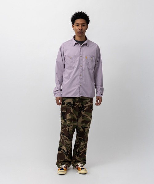 UNION(UNION TOKYO)(ユニオン)の「UNION TOKYO BUCKLER LS SHIRT ユニオントーキョー シャツ(シャツ/ブラウス・メンズ・ホワイト/パープル・S/M/L/XL)」の3枚目の写真
