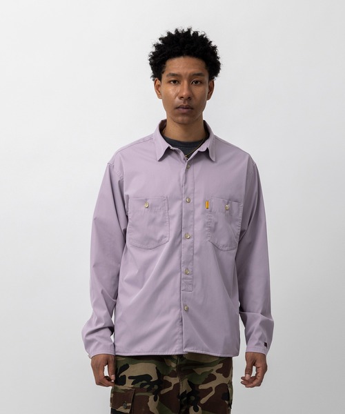 UNION(UNION TOKYO)(ユニオン)の「UNION TOKYO BUCKLER LS SHIRT ユニオントーキョー シャツ(シャツ/ブラウス・メンズ・ホワイト/パープル・S/M/L/XL)」の5枚目の写真