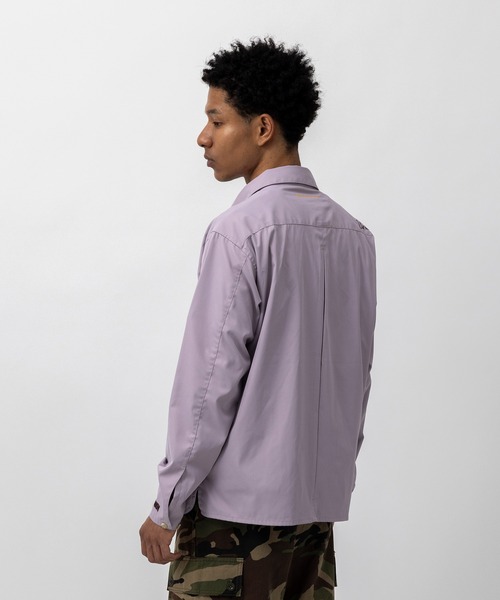 UNION(UNION TOKYO)(ユニオン)の「UNION TOKYO BUCKLER LS SHIRT ユニオントーキョー シャツ(シャツ/ブラウス・メンズ・ホワイト/パープル・S/M/L/XL)」の6枚目の写真