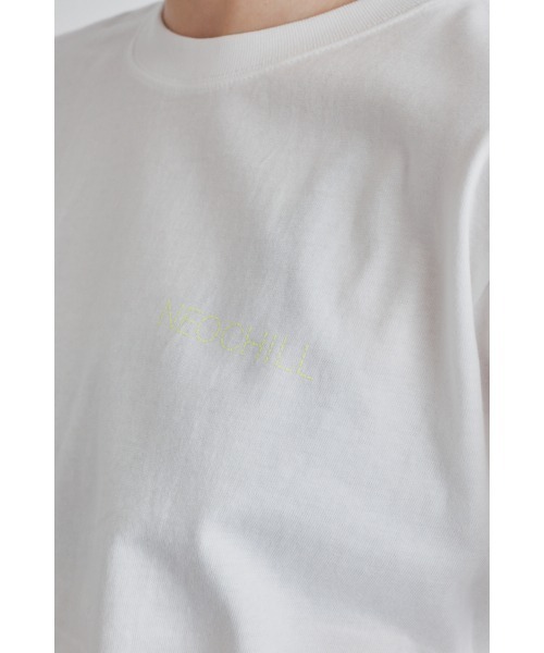 Muel Chic(ミュエルシック)の「Neo Chill T shirt ネオチルTシャツ(Tシャツ/カットソー・レディース・ホワイト/ベージュ/スミクロ・FREE)」の6枚目の写真