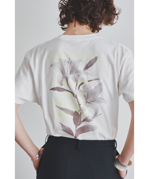 Muel Chic(ミュエルシック)の「Neo Chill T shirt ネオチルTシャツ(Tシャツ/カットソー・レディース・ホワイト/ベージュ/スミクロ・FREE)」の7枚目の写真