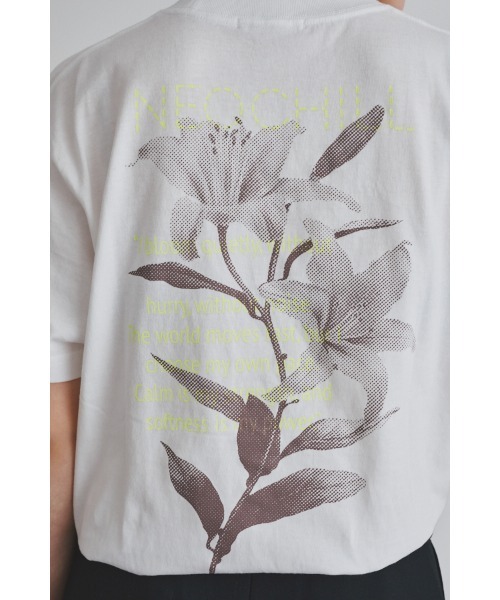 Muel Chic(ミュエルシック)の「Neo Chill T shirt ネオチルTシャツ(Tシャツ/カットソー・レディース・ホワイト/ベージュ/スミクロ・FREE)」の8枚目の写真