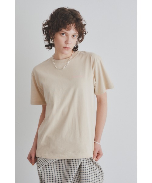 Muel Chic(ミュエルシック)の「Neo Chill T shirt ネオチルTシャツ(Tシャツ/カットソー・レディース・ホワイト/ベージュ/スミクロ・FREE)」の9枚目の写真