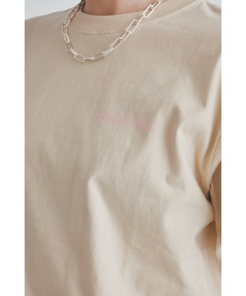 Muel Chic(ミュエルシック)の「Neo Chill T shirt ネオチルTシャツ(Tシャツ/カットソー・レディース・ホワイト/ベージュ/スミクロ・FREE)」の13枚目の写真