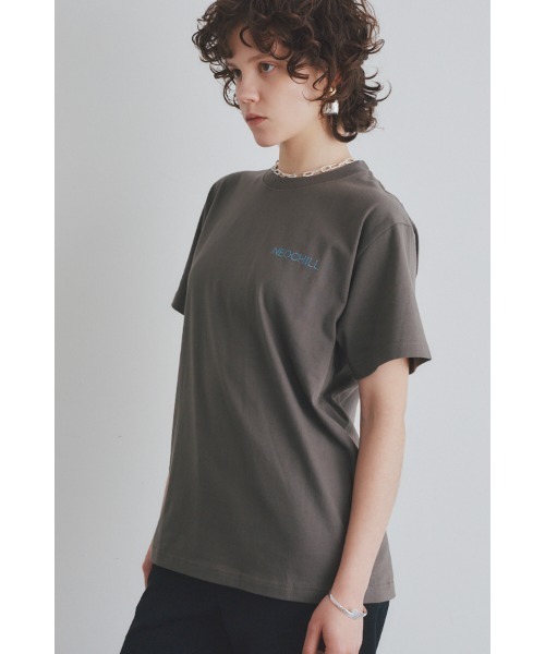 Muel Chic(ミュエルシック)の「Neo Chill T shirt ネオチルTシャツ(Tシャツ/カットソー・レディース・ホワイト/ベージュ/スミクロ・FREE)」の15枚目の写真