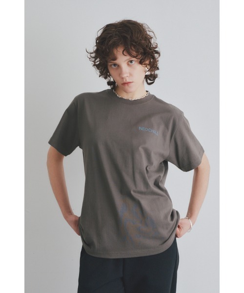 Muel Chic(ミュエルシック)の「Neo Chill T shirt ネオチルTシャツ(Tシャツ/カットソー・レディース・ホワイト/ベージュ/スミクロ・FREE)」の16枚目の写真