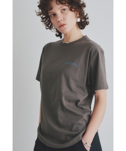 Muel Chic(ミュエルシック)の「Neo Chill T shirt ネオチルTシャツ(Tシャツ/カットソー・レディース・ホワイト/ベージュ/スミクロ・FREE)」の17枚目の写真