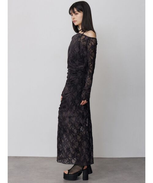 MURUA(ムルーア)の「メッシュシアーブーツサンダル(サンダル・レディース・ブラック/ブラウン・24.5/23.5/22.5)」の8枚目の写真