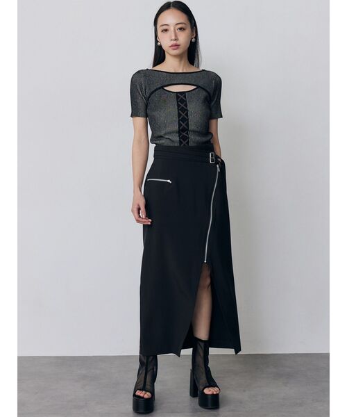 MURUA(ムルーア)の「メッシュシアーブーツサンダル(サンダル・レディース・ブラック/ブラウン・24.5/23.5/22.5)」の7枚目の写真