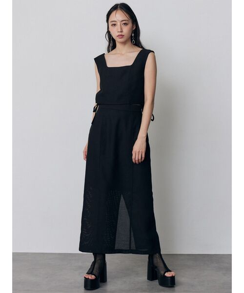 MURUA(ムルーア)の「メッシュシアーブーツサンダル(サンダル・レディース・ブラック/ブラウン・24.5/23.5/22.5)」の3枚目の写真