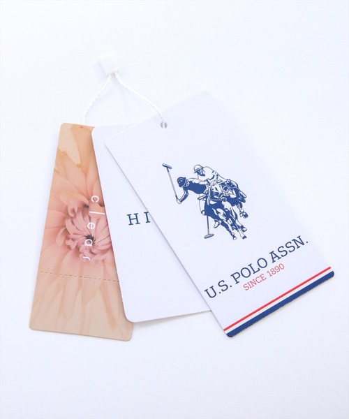 U.S. POLO ASSN.（ユーエスポロアッスン）の「【U.S. POLO ASSN.】clear 別注 ケーブルノースリーブニットトップス（ニット/セーター・レディース・サックスブルー/ネイビー/ピンク/オフホワイト・F）」の13枚目の写真