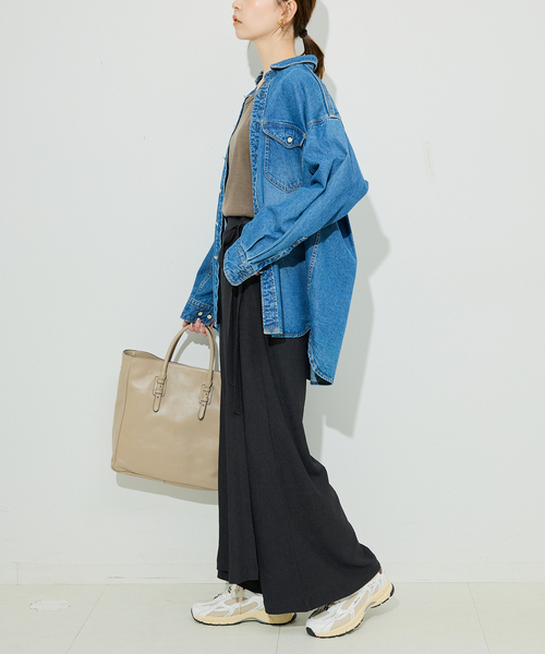 SLOBE IENA(スローブイエナ)の「《WEB限定/追加2》ラップジャージパンツ(その他パンツ・レディース・ブラック・36/38)」の20枚目の写真