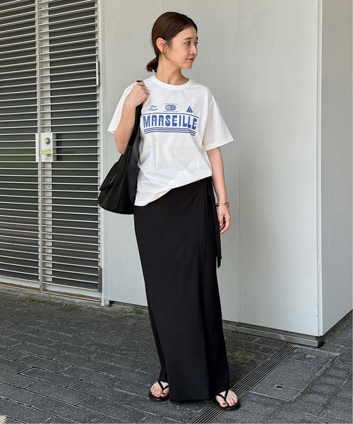SLOBE IENA(スローブイエナ)の「《WEB限定/追加2》ラップジャージパンツ(その他パンツ・レディース・ブラック・36/38)」の4枚目の写真