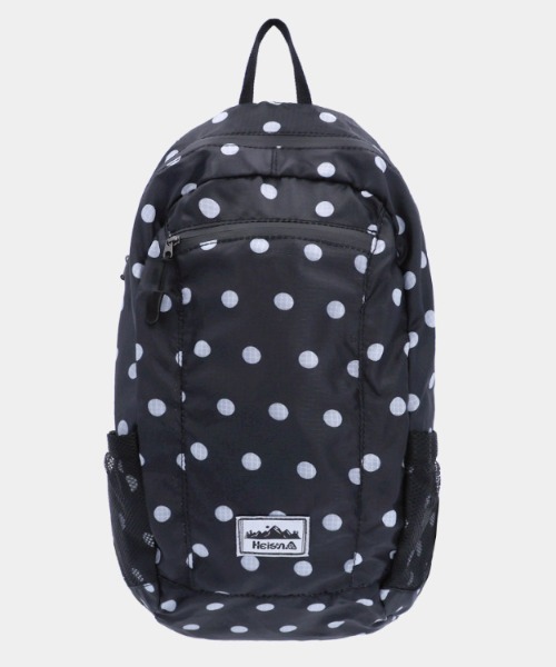 HEISAN(ハイサン)の「◇HEISAN◇ブランド直輸入正規品/折りたためる/パッカブル/超軽量 コンパクト ポケット バッグ V1 ドット ULTRA-LIGHT COMPACT POCKET BAG V1 DOT(バックパック/リュック・レディース・ブラック/ブルー/チャコール/ピンク/ホワイト・FREE)」の7枚目の写真
