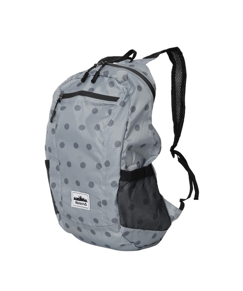HEISAN(ハイサン)の「◇HEISAN◇ブランド直輸入正規品/折りたためる/パッカブル/超軽量 コンパクト ポケット バッグ V1 ドット ULTRA-LIGHT COMPACT POCKET BAG V1 DOT(バックパック/リュック・レディース・ブラック/ブルー/チャコール/ピンク/ホワイト・FREE)」の17枚目の写真