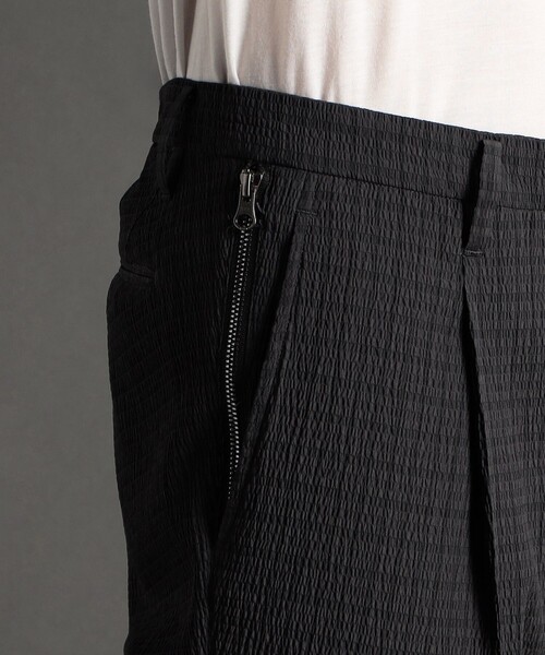 MONSIEUR NICOLE（ムッシュニコル）の「【ex/tra】マイクロシアサッカー セットアップパンツ（その他パンツ・メンズ・ブラック・M/L/XL）」の7枚目の写真