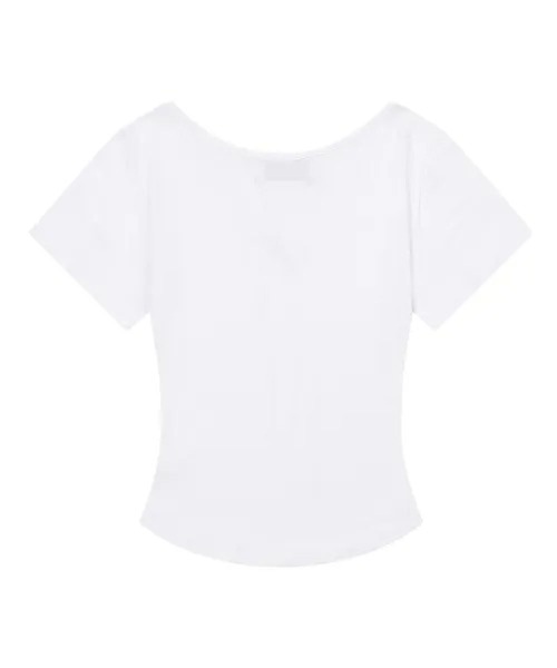 MUCENT(ムセント)の「MUCENT/ONYX Vネックトップス(Tシャツ/カットソー・レディース・グレー/ブラック/ホワイト・FREE)」の14枚目の写真