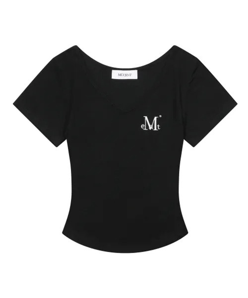 MUCENT(ムセント)の「MUCENT/ONYX Vネックトップス(Tシャツ/カットソー・レディース・グレー/ブラック/ホワイト・FREE)」の17枚目の写真