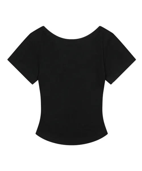 MUCENT(ムセント)の「MUCENT/ONYX Vネックトップス(Tシャツ/カットソー・レディース・グレー/ブラック/ホワイト・FREE)」の18枚目の写真